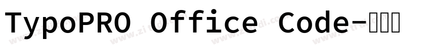 TypoPRO Office Code字体转换